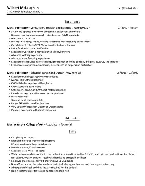 resume objectives for metal fabrication|metal fabricator objective examples.